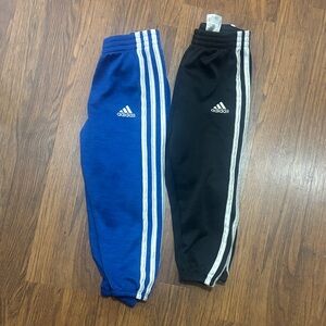 Adidas toddler Blue and Black Joggers